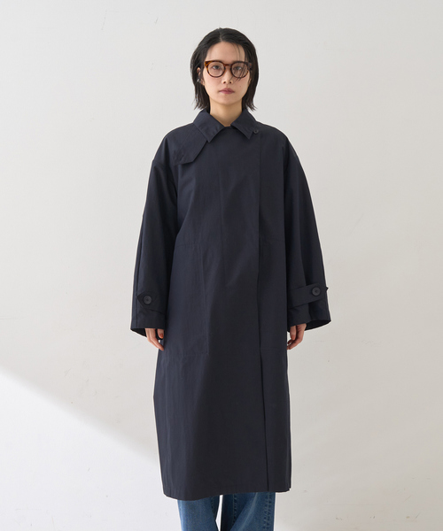 Rouge vif（ルージュヴィフ）の「撥水フォルムステンカラーコート（ステンカラーコート・レディース・ネイビー/ベージュ・36/38）」の22枚目の写真