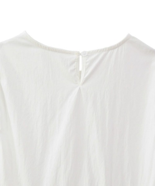 ブラウス シャツ バルーンペプラムブラウス(chiica select) / Tシャツ カットソー 半袖 インナー フレンチスリーブ クルーネック ラ セール】バルーンペプラムブラウス(chiica select) / Tシャツ