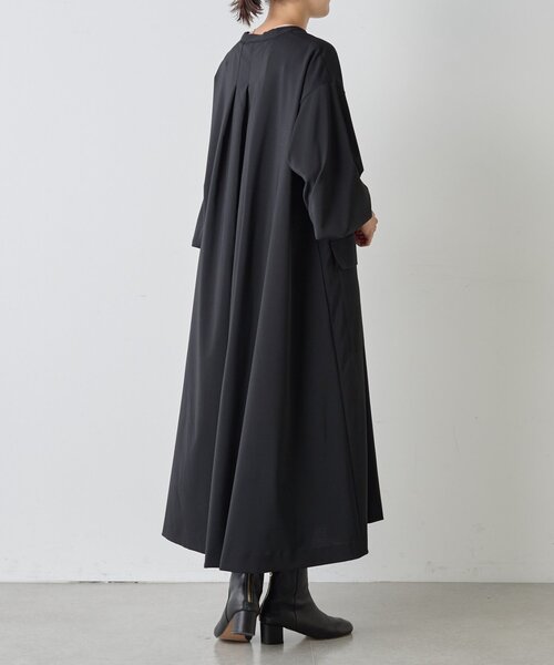 新品 BEARDSLEY ビアズリー マルワンピ ブラック ワンピース 0 BEARDSLEY（ビアズリー）の「《ビアズリー》七分袖 コクーン