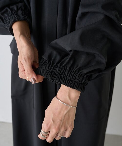 BEARDSLEY（ビアズリー）の「ビッグシャツワンピース（ワンピース・レディース・カーキ/ブラック・FREE）」の6枚目の写真