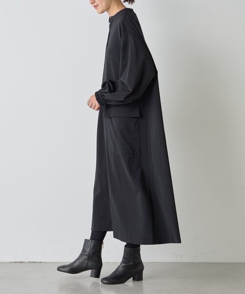 BEARDSLEY（ビアズリー）の「ビッグシャツワンピース（ワンピース・レディース・カーキ/ブラック・FREE）」の8枚目の写真