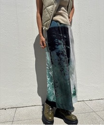 Ameri（アメリ）の「Silvia Conde Olivan×Ameri VELOUR SKIRT（スカート）」