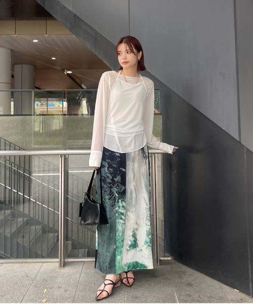 アメリヴィンテージ ヴァイオレットオビスカート ロングスカートS 極美品 アメリヴィンテージ ヴァイオレットオビスカート ロングスカート