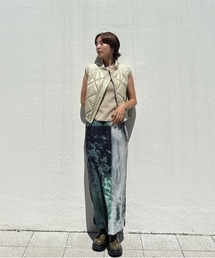 Ameri（アメリ）の「Silvia Conde Olivan×Ameri VELOUR SKIRT