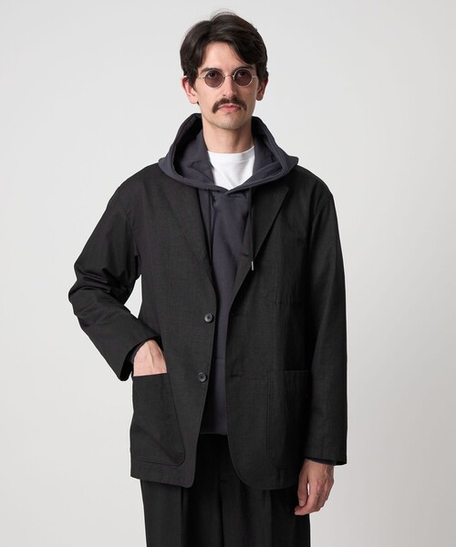 【美品】スティーブンアラン　リネン　スタンドカラー　ワークジャケット XL Steven Alan（スティーブンアラン）の「＜Steven Alan＞ バフ