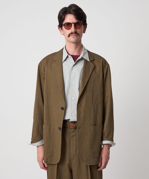 セール】＜Steven Alan＞ コットン/リネン ツイル シングルブレスト 3B