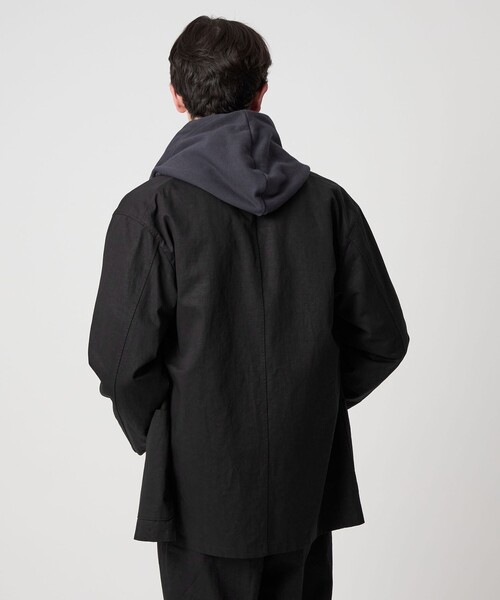 【美品】スティーブンアラン　リネン　スタンドカラー　ワークジャケット XL Steven Alan（スティーブンアラン）の「＜Steven Alan＞ バフ