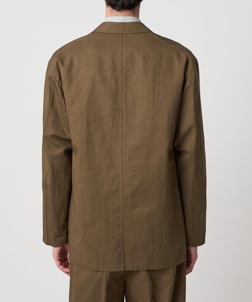 Steven alan テーラードジャケット 麻 Steven Alan> コットン/リネン ツイル シングルブレスト 3B