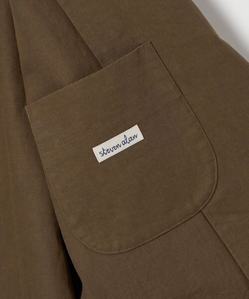 Steven Alan(スティーブンアラン)の「<Steven Alan> コットン/リネン ツイル シングルブレスト 3B ジャケット(テーラードジャケット・メンズ・ブラック/ダークブラウン・XL/L/M/S)」の16枚目の写真