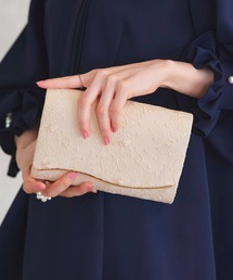 RUIRUE BOUTIQUE（ルイルエブティック）の「2way スパンコール レース 刺繍 パーティーバッグ ｜ レディース 結婚式 パーティー オケージョン 冠婚葬祭 セレモニー フォーマル お呼ばれ クラッチバッグ ショルダーバッグ（クラッチバッグ・レディース）」