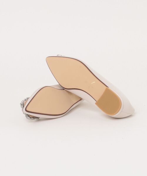 12Twelve Agenda（トゥエルブ　アジェンダ）の「ビジューバックルフラットシューズ（パンプス・レディース・ブラック/ライトグレー/ベージュ・S/M/L）」の5枚目の写真