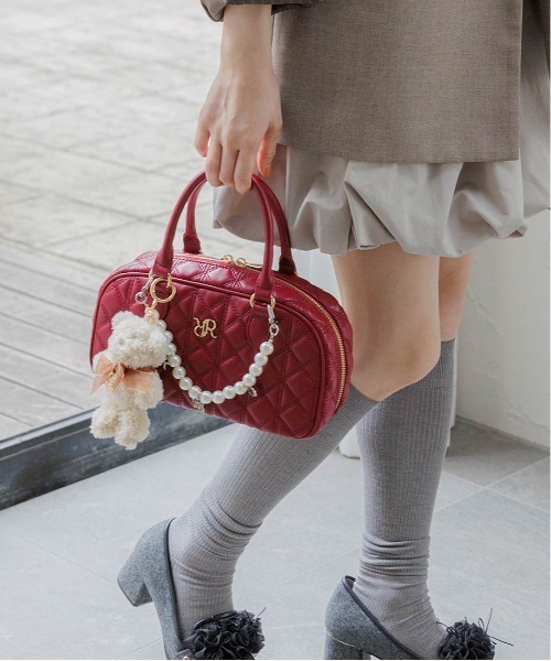 RANDA（ランダ）の「ベアリーチャーム（チャーム・レディース・ブラック/ブルー/ピンク/グレー/ベージュ・FREE）」の9枚目の写真