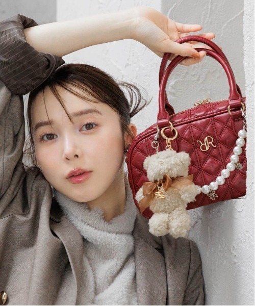 RANDA（ランダ）の「ベアリーチャーム（チャーム・レディース・ブラック/ブルー/ピンク/グレー/ベージュ・FREE）」の11枚目の写真