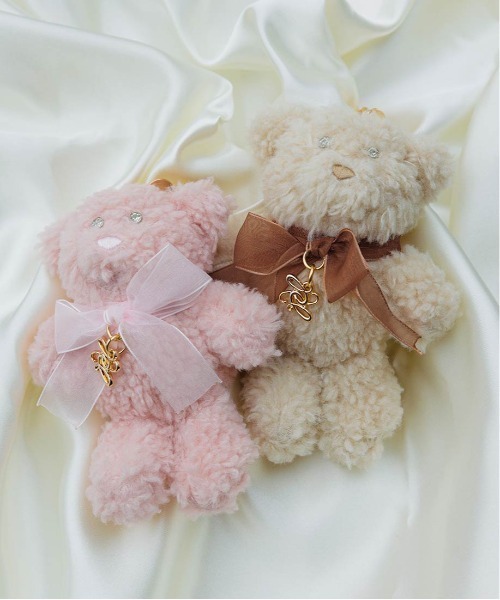 RANDA（ランダ）の「ベアリーチャーム（チャーム・レディース・ブラック/ブルー/ピンク/グレー/ベージュ・FREE）」の13枚目の写真