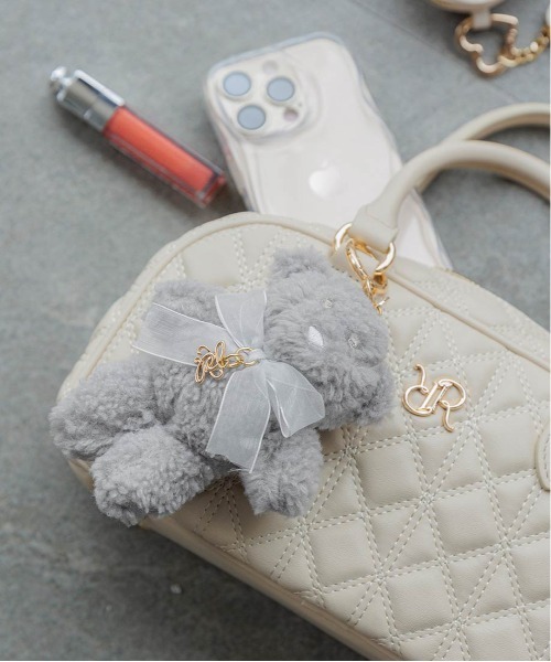 RANDA（ランダ）の「ベアリーチャーム（チャーム・レディース・ブラック/ブルー/ピンク/グレー/ベージュ・FREE）」の14枚目の写真