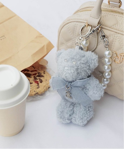 RANDA（ランダ）の「ベアリーチャーム（チャーム・レディース・ブラック/ブルー/ピンク/グレー/ベージュ・FREE）」の15枚目の写真