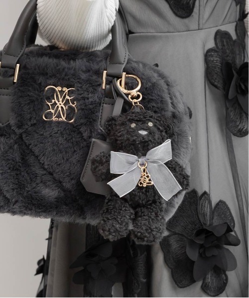 RANDA（ランダ）の「ベアリーチャーム（チャーム・レディース・ブラック/ブルー/ピンク/グレー/ベージュ・FREE）」の20枚目の写真