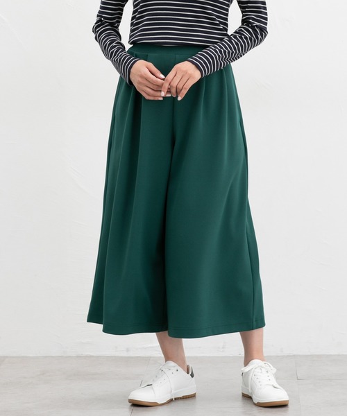 Honeys(ハニーズ)の「カット素材ガウチョパンツ(その他パンツ・レディース・ネイビー/グリーン/ブラウン/ボルドー/グレイッシュベージュ/ブラック・3L/L/LL/M/S)」の16枚目の写真