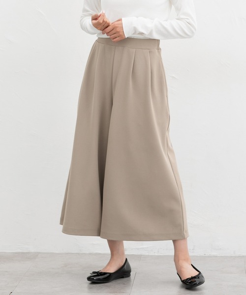 Honeys(ハニーズ)の「カット素材ガウチョパンツ(その他パンツ・レディース・ネイビー/グリーン/ブラウン/ボルドー/グレイッシュベージュ/ブラック・3L/L/LL/M/S)」の18枚目の写真