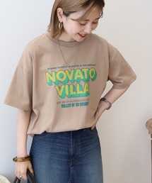 配色ロゴプリントTシャツ