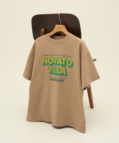 AMERICAN HOLIC(アメリカンホリック)の「配色ロゴプリントTシャツ(Tシャツ/カットソー・レディース・ライトグレー/オフホワイト/ベージュ・M/L)」の8枚目の写真
