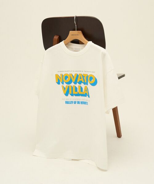 AMERICAN HOLIC(アメリカンホリック)の「配色ロゴプリントTシャツ(Tシャツ/カットソー・レディース・ライトグレー/オフホワイト/ベージュ・M/L)」の17枚目の写真