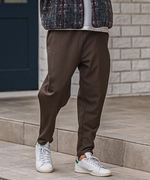 CAMBIO（カンビオ）の「mp13922-Slacks Fabric Tapered Pants テーパードパンツ（スラックス・メンズ・ブラック/ベージュ/ブラウン/チャコール・S/M/L）」の3枚目の写真