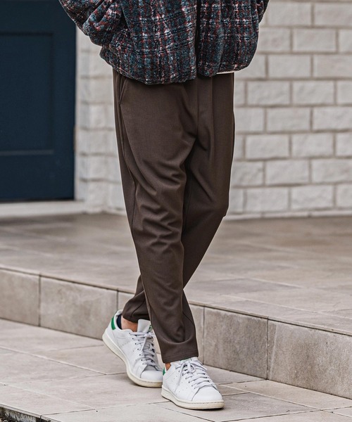 CAMBIO（カンビオ）の「mp13922-Slacks Fabric Tapered Pants テーパードパンツ（スラックス・メンズ・ブラック/ベージュ/ブラウン/チャコール・S/M/L）」の16枚目の写真