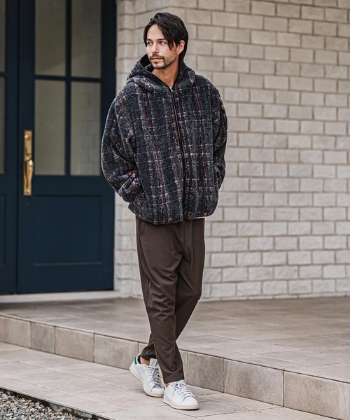 CAMBIO（カンビオ）の「mp13922-Slacks Fabric Tapered Pants テーパードパンツ（スラックス・メンズ・ブラック/ベージュ/ブラウン/チャコール・S/M/L）」の19枚目の写真