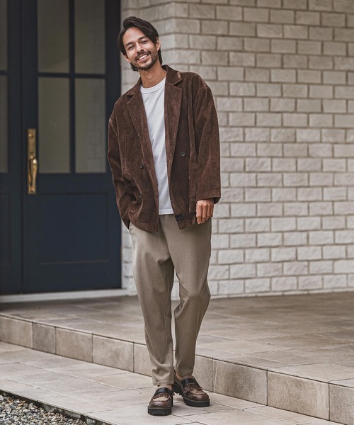 CAMBIO（カンビオ）の「mp13922-Slacks Fabric Tapered Pants テーパードパンツ（スラックス・メンズ・ブラック/ベージュ/ブラウン/チャコール・S/M/L）」の22枚目の写真