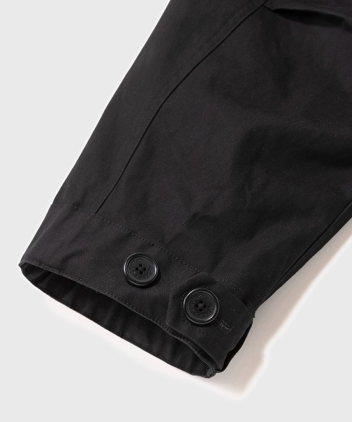 FRED PERRY（フレッドペリー）の「Oversized Fishtail Parka Jacket／オーバーサイズフィッシュテイルパーカジャケット（モッズコート・メンズ・ブラック/ダークグリーン・M/S/XS）」の8枚目の写真