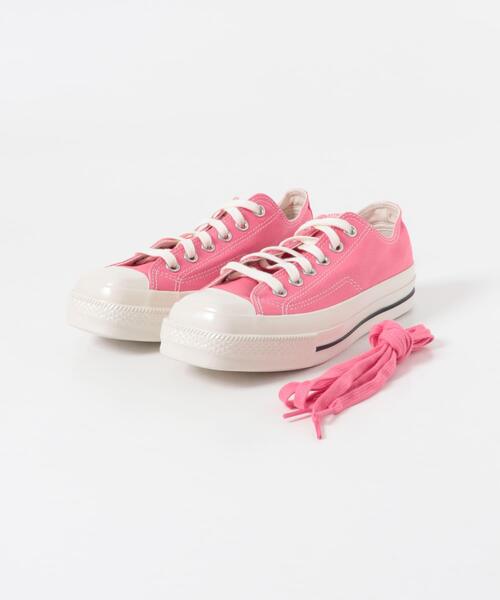 CONVERSE(コンバース)の「CONVERSE オールスター スクエアトウ OX(スニーカー・レディース・ピンク/ホワイト/ブラック・23.5/24.5/24)」の2枚目の写真