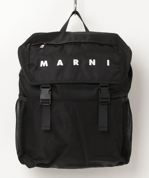 MARNI(マルニ)の「キッズ バックパック MARNI KID(バックパック/リュック・キッズ・カーキ/ブラック・UNI)」の6枚目の写真