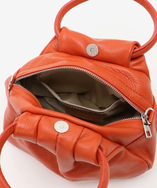 le.coeur blanc（ルクールブラン）の「MILLELA FIRENZEギャザーショルダーバッグ（ショルダーバッグ・レディース・オレンジ/オフホワイト/ブラック・FREE）」の9枚目の写真