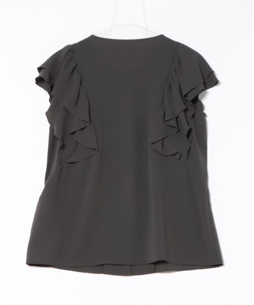 STRAWBERRY-FIELDS(ストロベリーフィールズ)の「2WAYジョーゼット_フリルスリーブブラウス シャツ・ブラウス(シャツ/ブラウス・レディース・ライトグレー/ダークグレー/ピンク系その他・2)」の13枚目の写真