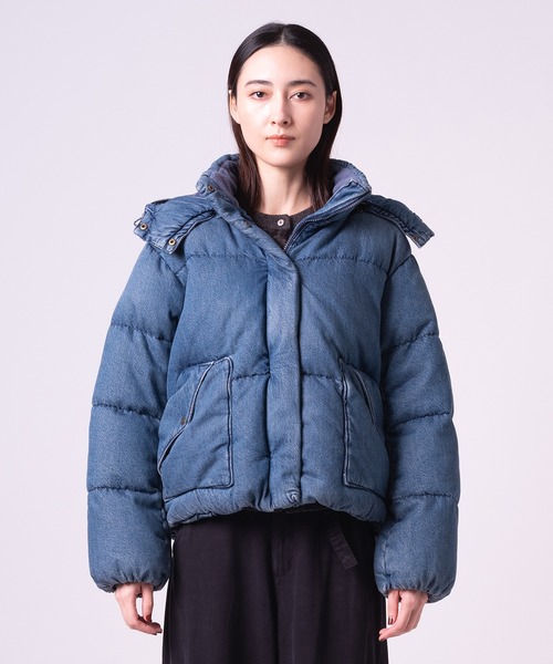 Levi's(リーバイス)の「Levi's/リーバイス ウエスタンショートバブルパファージャケット(ダウンジャケット/コート・レディース・ダークインディゴブルー・M/S/XS)」の17枚目の写真