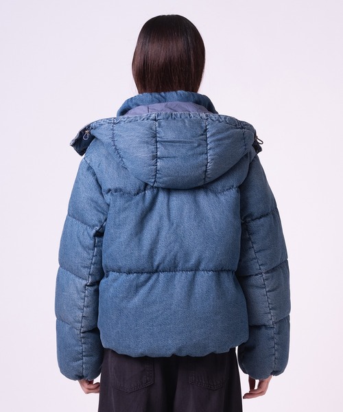 Levi's(リーバイス)の「Levi's/リーバイス ウエスタンショートバブルパファージャケット(ダウンジャケット/コート・レディース・ダークインディゴブルー・M/S/XS)」の2枚目の写真