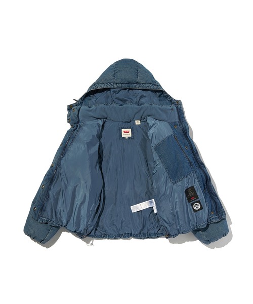 Levi's(リーバイス)の「Levi's/リーバイス ウエスタンショートバブルパファージャケット(ダウンジャケット/コート・レディース・ダークインディゴブルー・M/S/XS)」の11枚目の写真