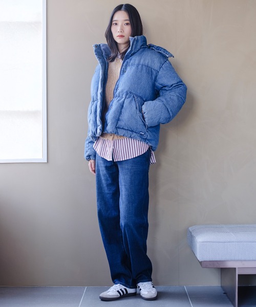 Levi's(リーバイス)の「Levi's/リーバイス ウエスタンショートバブルパファージャケット(ダウンジャケット/コート・レディース・ダークインディゴブルー・M/S/XS)」の20枚目の写真