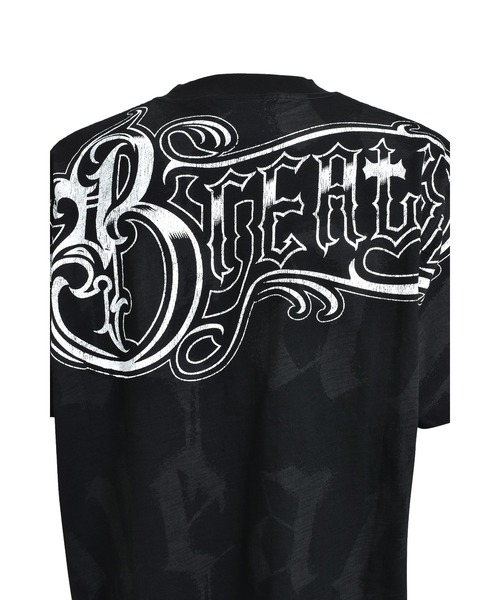 BREATH(ブレス)の「SUICIDE BLACK LETTERD LOGO TEE(Tシャツ/カットソー・メンズ・ブラック・LARGE/MEDIUM/X-LARGE)」の4枚目の写真