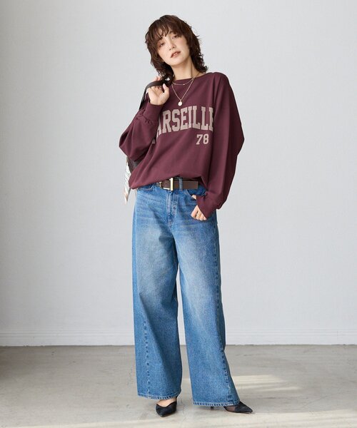 RIVE DROITE（リヴドロワ）の「【MONN.:.(モン)】フロントナローデニムパンツ（デニムパンツ・レディース・ブルー・40/38/36）」の16枚目の写真