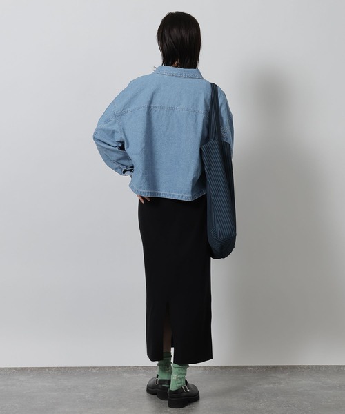 LAKOLE(ラコレ)の「リブ刺繍ロングソックス / 578213(ソックス/靴下・レディース・ブラック/オフホワイト/グレー・FREE)」の16枚目の写真