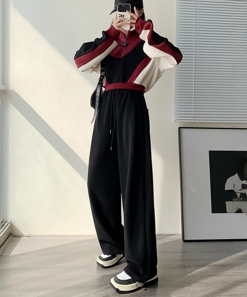 blackdia ocean（ブラックダイヤオーシャン）の「blackdia ocean ドロスト スウェットパンツ（スウェットパンツ・レディース・ブラック/ヘザーグレー/ダークグレー/グレー・MEDIUM/SMALL/LARGE）」の8枚目の写真