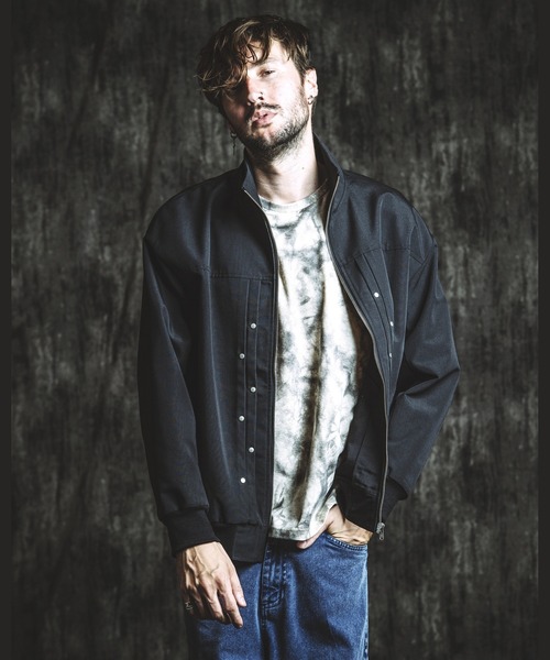 NO ID.（ノーアイディ）の「【NO ID.】Rivet Big Track Blouson / リベット ビッグ トラック ブルゾン（ブルゾン・メンズ・ブラック/グレー・ONE SIZE）」の13枚目の写真