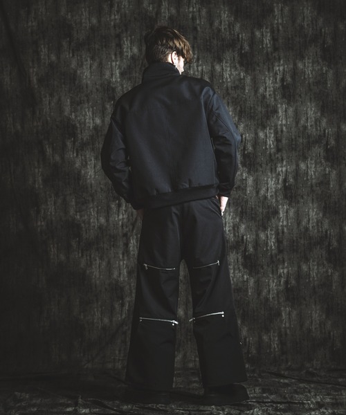 NO ID.（ノーアイディ）の「【NO ID.】Rivet Big Track Blouson / リベット ビッグ トラック ブルゾン（ブルゾン・メンズ・ブラック/グレー・ONE SIZE）」の22枚目の写真