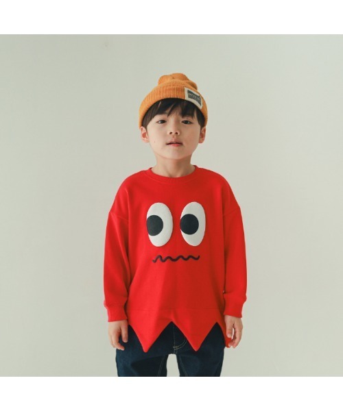 nicohrat(ニコフラート)の「ニコフラート モンスターなりきり トレーナー(スウェット・キッズ・ブルー/ブラック/マスタード/レッド・90cm/100cm/110cm/120cm/130cm/140cm)」の4枚目の写真