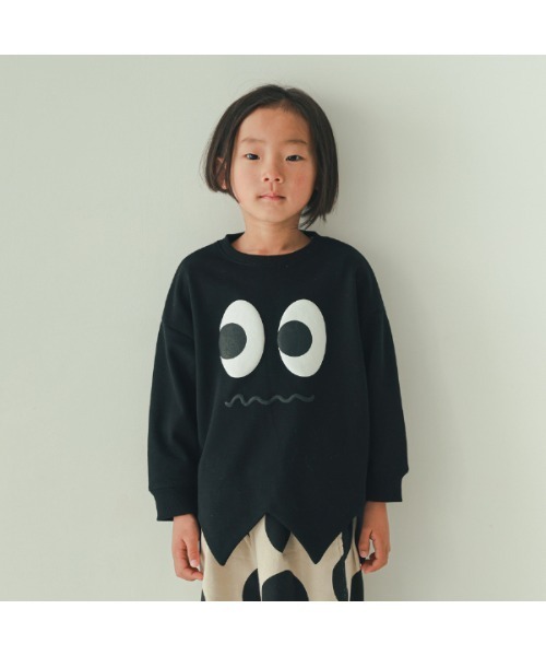 nicohrat(ニコフラート)の「ニコフラート モンスターなりきり トレーナー(スウェット・キッズ・ブルー/ブラック/マスタード/レッド・90cm/100cm/110cm/120cm/130cm/140cm)」の1枚目の写真