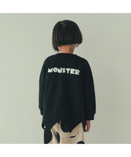 nicohrat(ニコフラート)の「ニコフラート モンスターなりきり トレーナー(スウェット・キッズ・ブルー/ブラック/マスタード/レッド・90cm/100cm/110cm/120cm/130cm/140cm)」の6枚目の写真