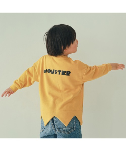 nicohrat(ニコフラート)の「ニコフラート モンスターなりきり トレーナー(スウェット・キッズ・ブルー/ブラック/マスタード/レッド・90cm/100cm/110cm/120cm/130cm/140cm)」の10枚目の写真