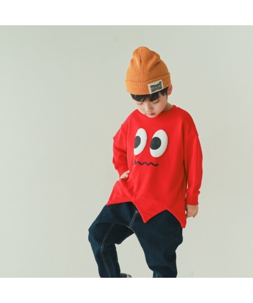 nicohrat(ニコフラート)の「ニコフラート モンスターなりきり トレーナー(スウェット・キッズ・ブルー/ブラック/マスタード/レッド・90cm/100cm/110cm/120cm/130cm/140cm)」の16枚目の写真